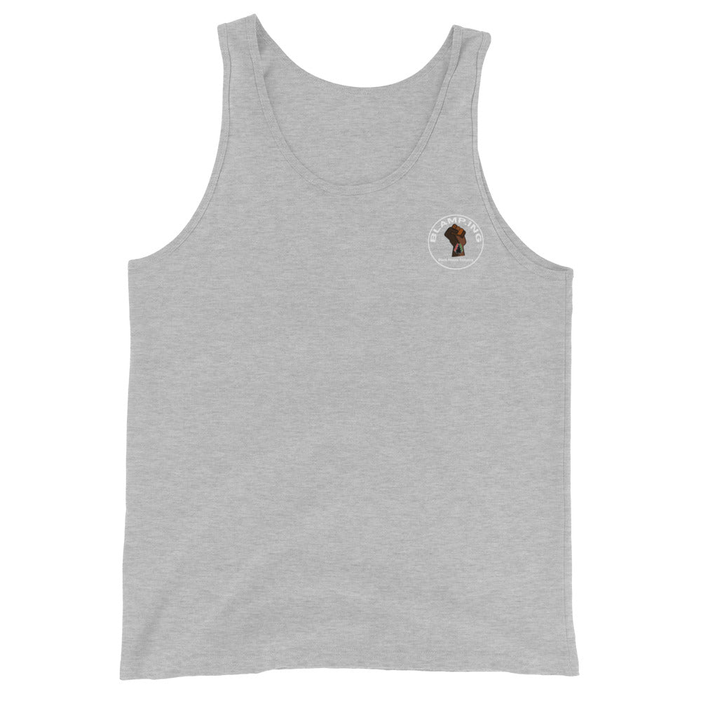 3 Trees + Fist Full Circle Empowerment Pocket Muscle Tank (Wh)