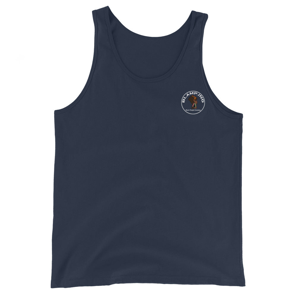 3 Trees + Fist Full Circle Empowerment Pocket Muscle Tank (Wh)