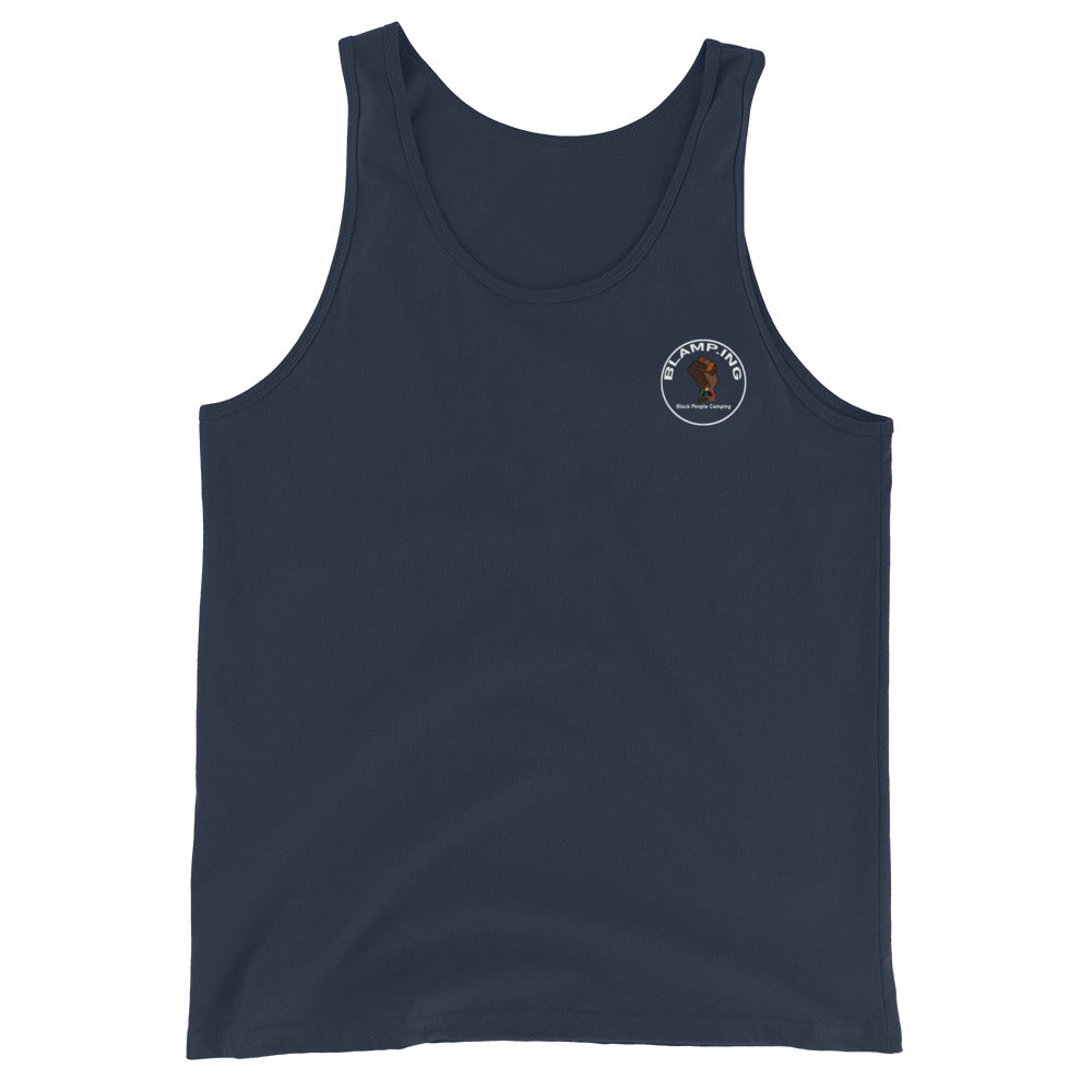 3 Mountains + Fist Full Circle Empowerment Pocket Muscle Tank (Wh)