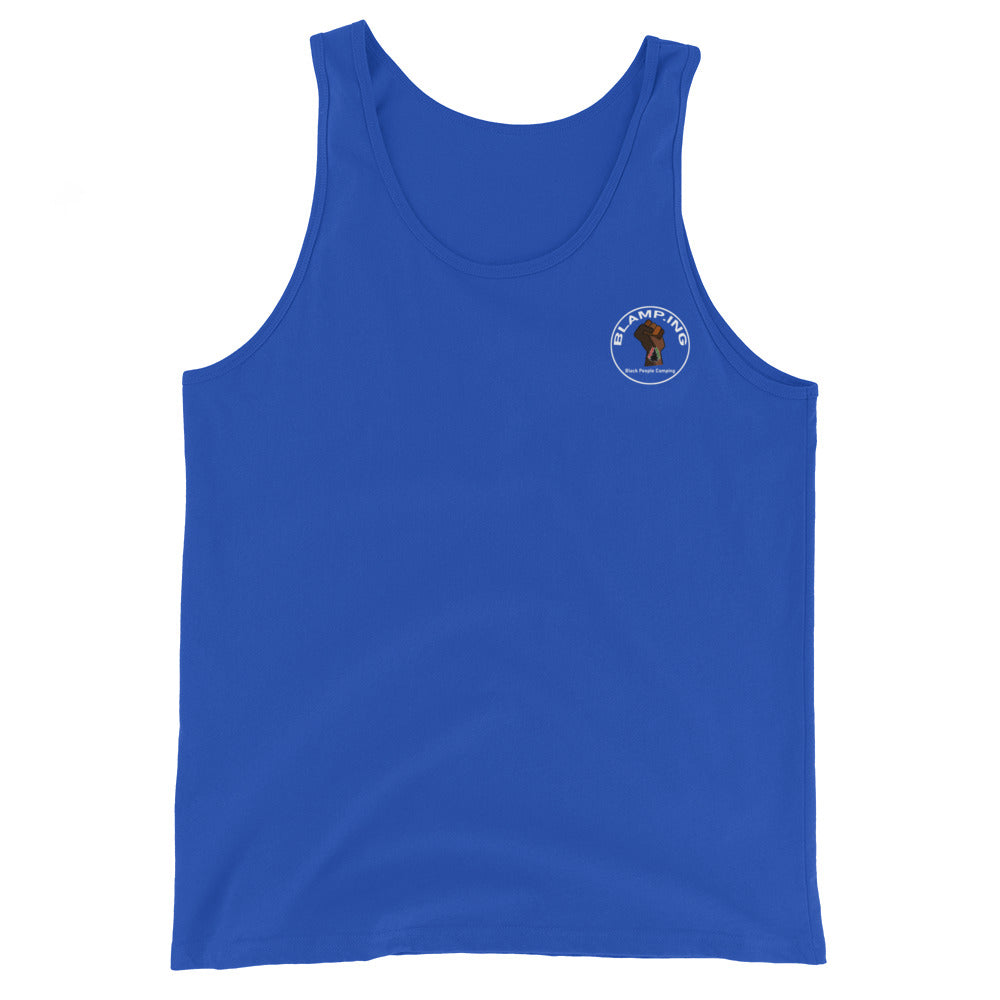 3 Trees + Fist Full Circle Empowerment Pocket Muscle Tank (Wh)