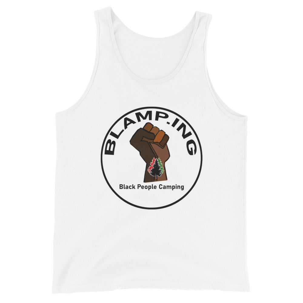 3 Trees + Fist Full Circle Empowerment Muscle Tank (Blk)