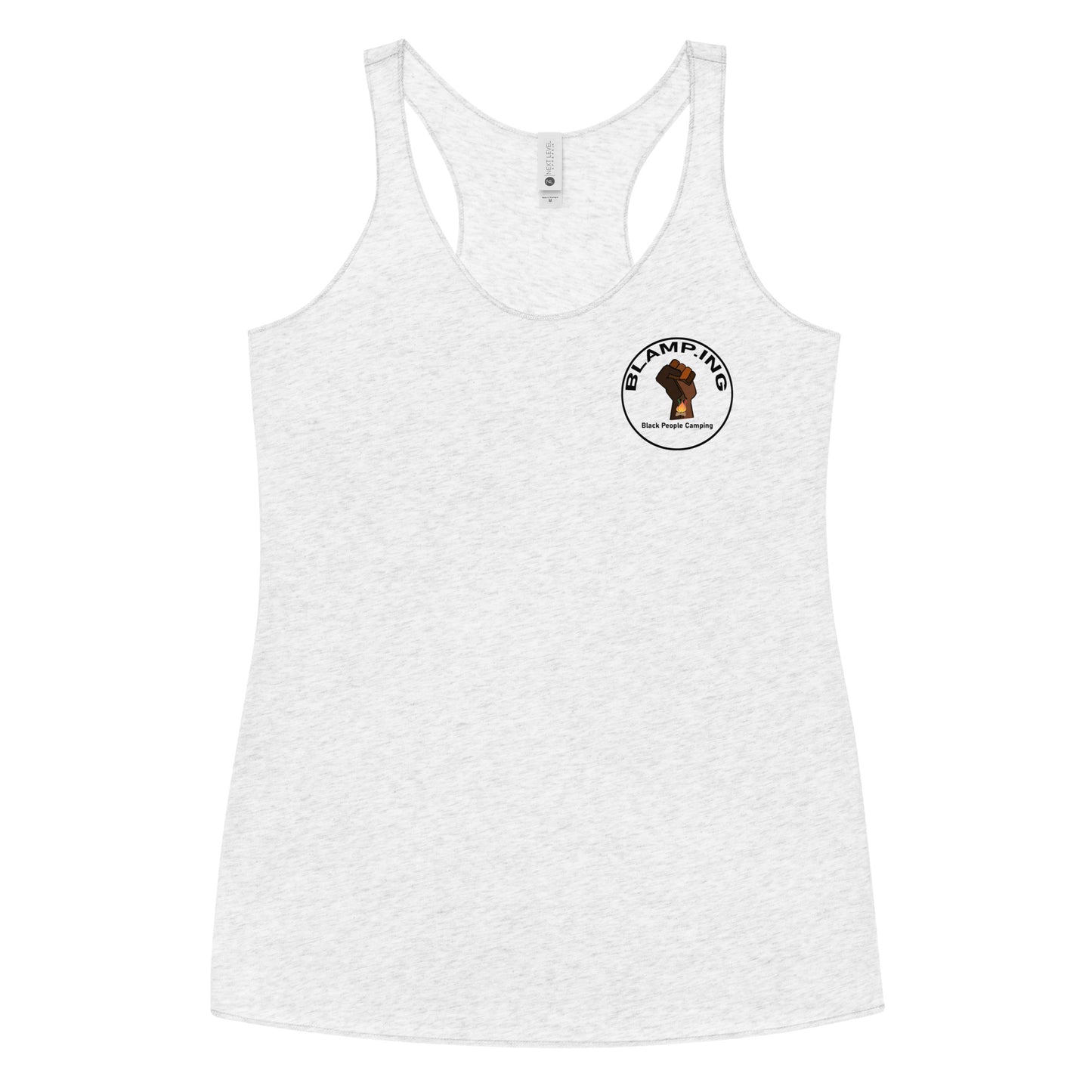 Campfire + Fist Full Circle Empowerment Pocket Racerback Tank (Blk)