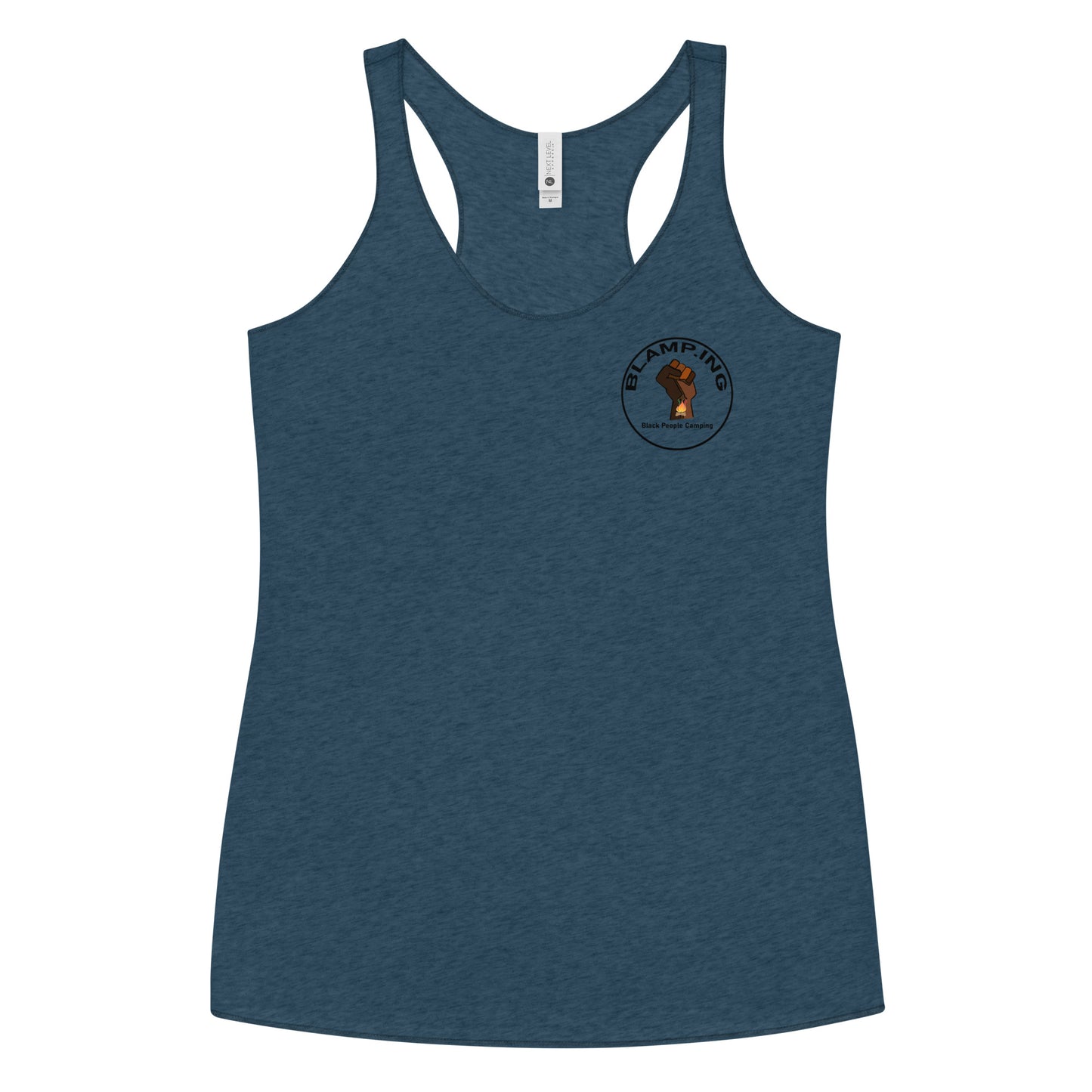 Campfire + Fist Full Circle Empowerment Pocket Racerback Tank (Blk)