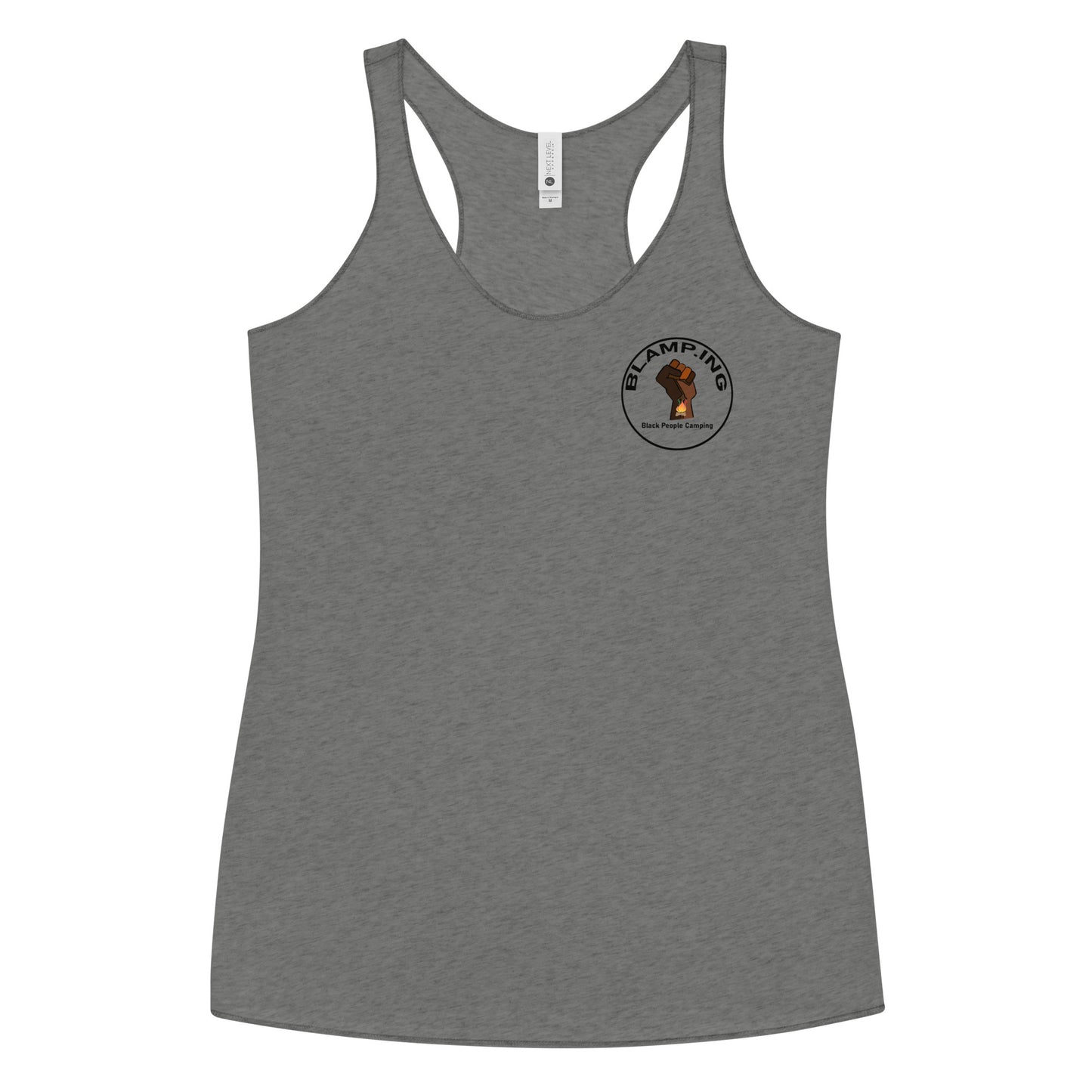 Campfire + Fist Full Circle Empowerment Pocket Racerback Tank (Blk)