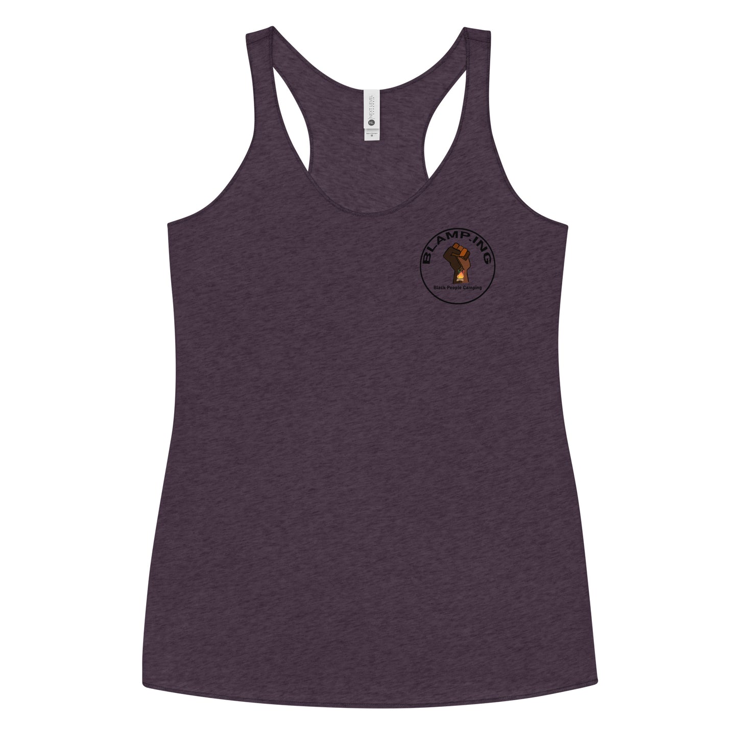 Campfire + Fist Full Circle Empowerment Pocket Racerback Tank (Blk)