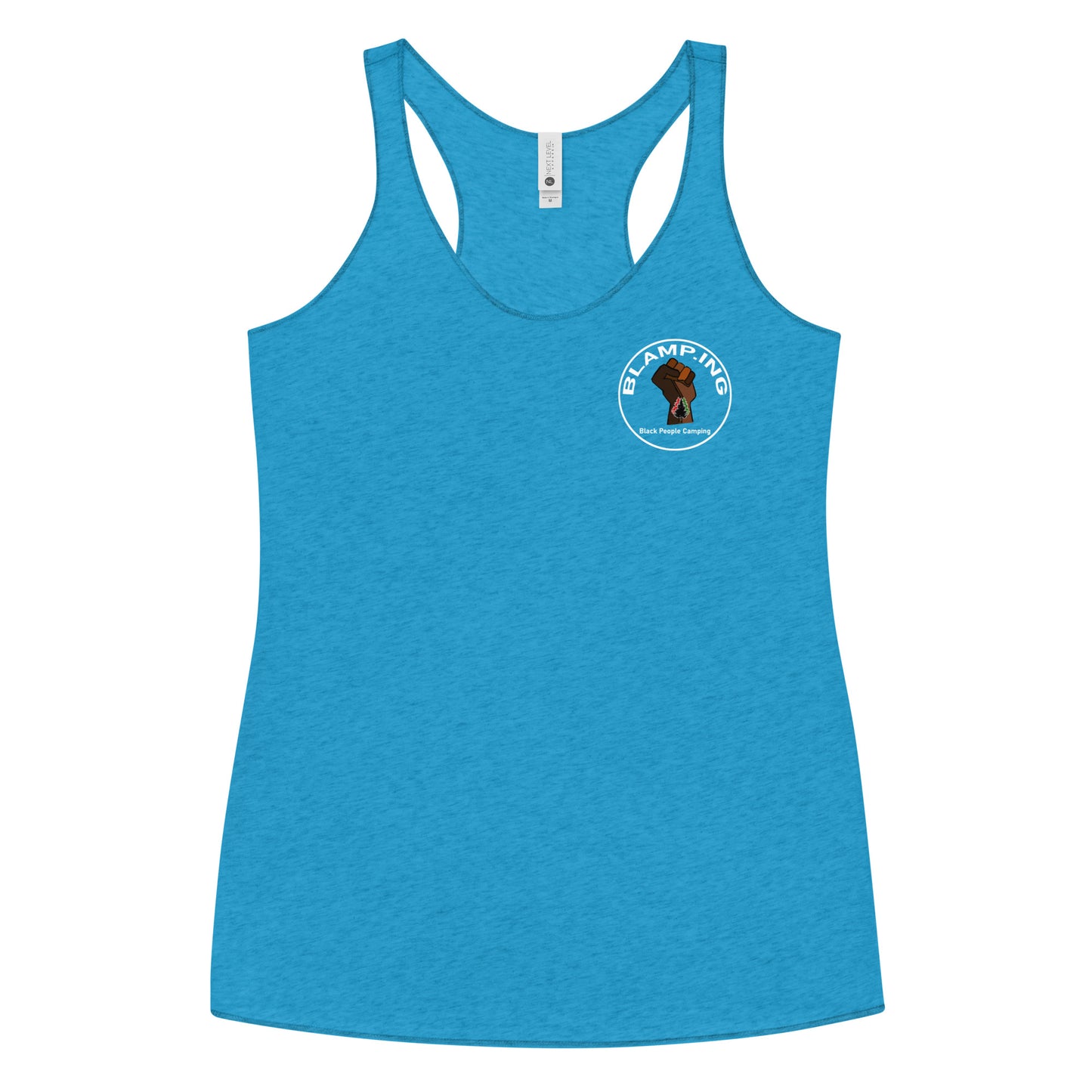 3 Trees + Fist Full Circle Empowerment Pocket Racerback Tank (Wh)