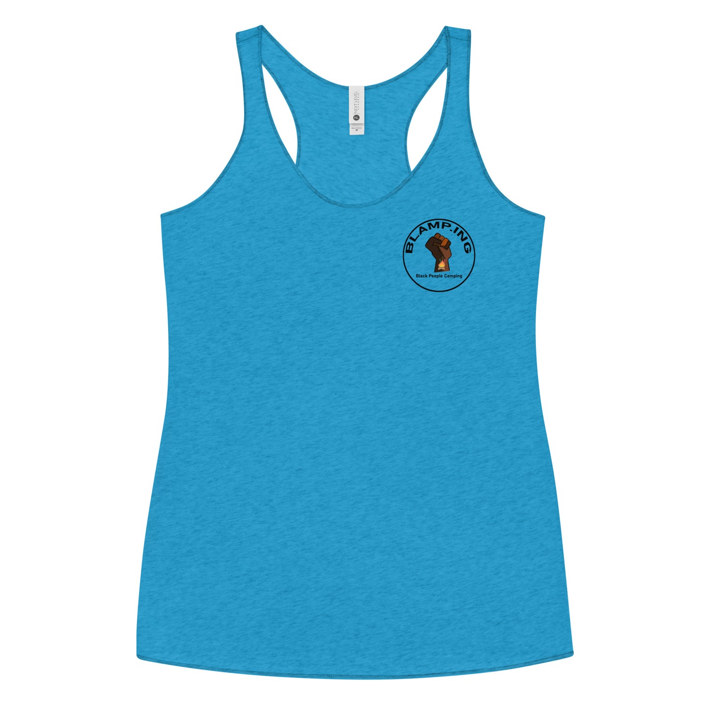 Campfire + Fist Full Circle Empowerment Pocket Racerback Tank (Blk)